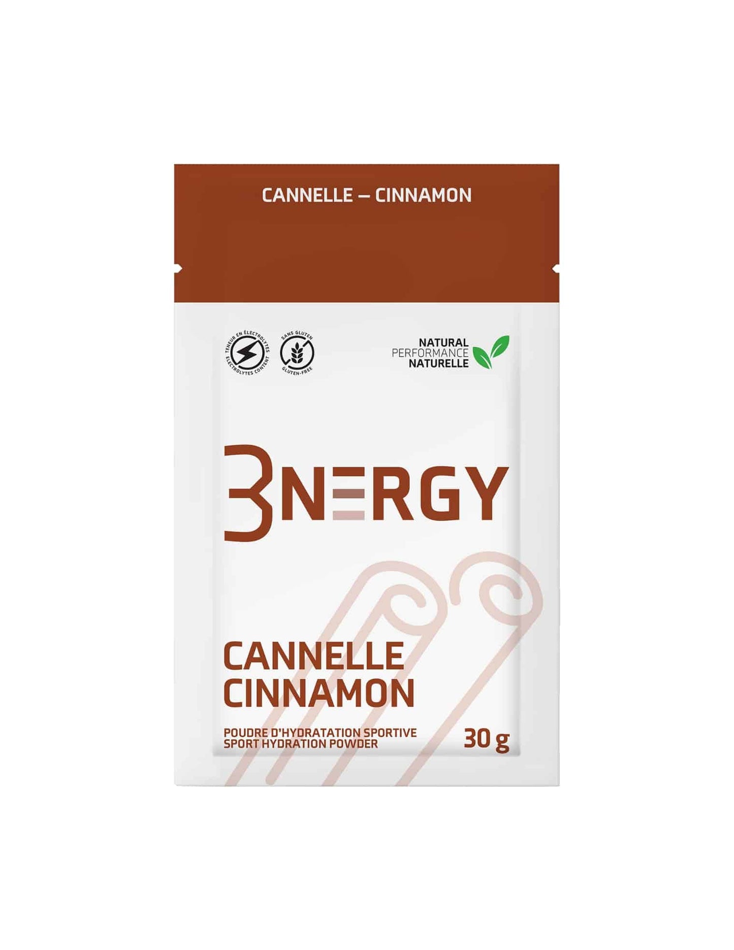 Single 30g sachet with cinnamon-maple