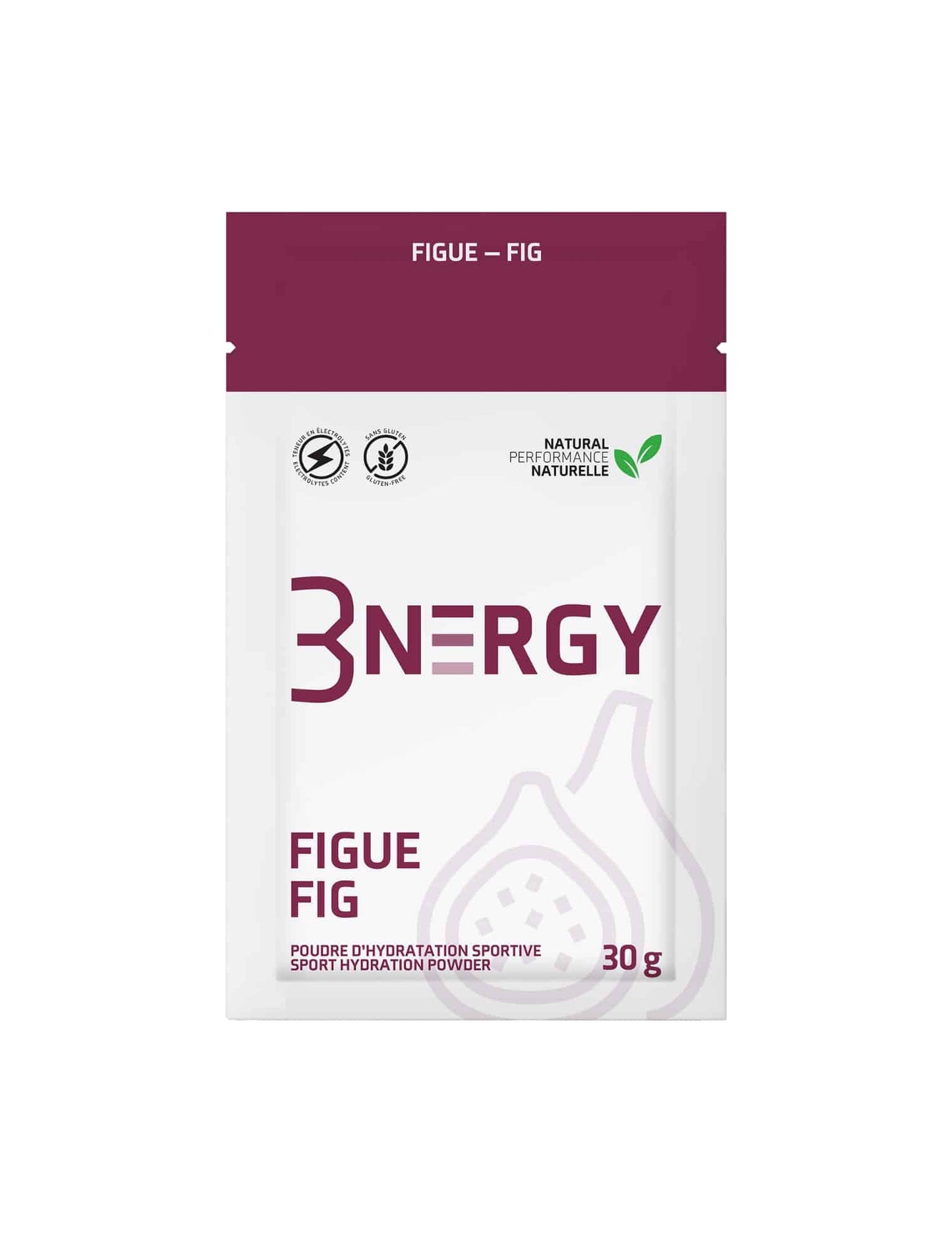 Single sachet of 30g with figs-Maltodextrin-Fructose