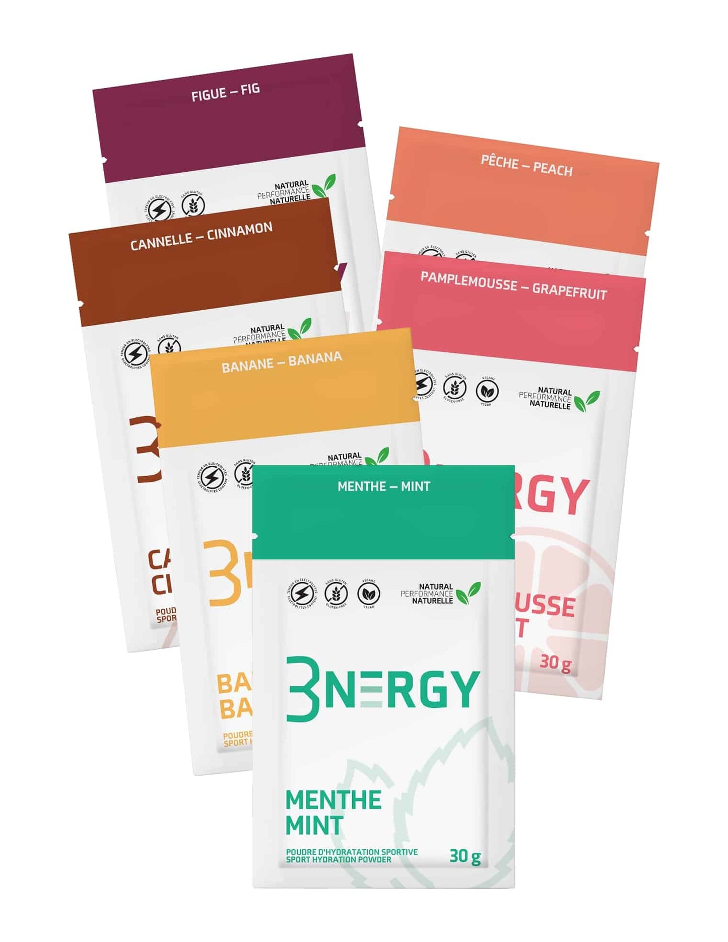 Sports Hydration Powder, Set of All Our Combinations (18!)